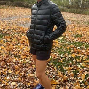 Save the Duck vegan leather puffer jacket/bomber